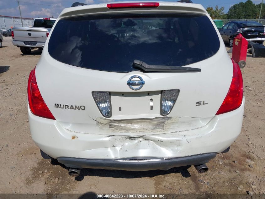 JN8AZ08T94W213304 2004 Nissan Murano Sl