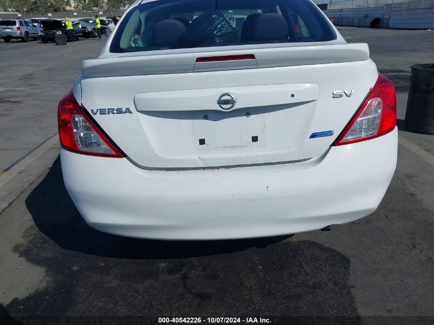 2014 Nissan Versa 1.6 S/1.6 S+/1.6 Sl/1.6 Sv VIN: 3N1CN7AP2EK458242 Lot: 40542226