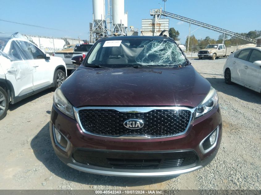 5XYPH4A56HG236957 2017 Kia Sorento 3.3L Ex