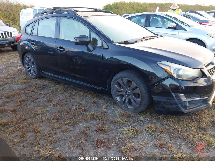 2015 SUBARU IMPREZA 2.0I SPORT PREMIUM - JF1GPAU65F8234181