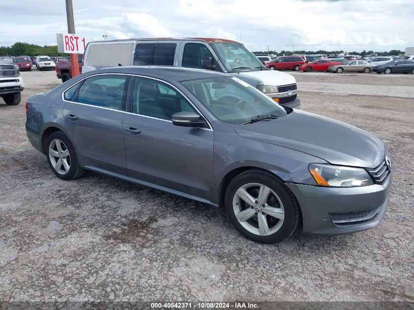 2013 Volkswagen Passat 2.5L Se VIN: 1VWBP7A33DC052682 Lot: 40542371