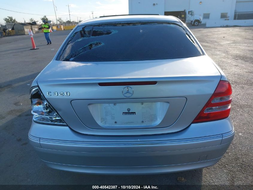 WDBRF64J74F481703 2004 Mercedes-Benz C 320 Sport