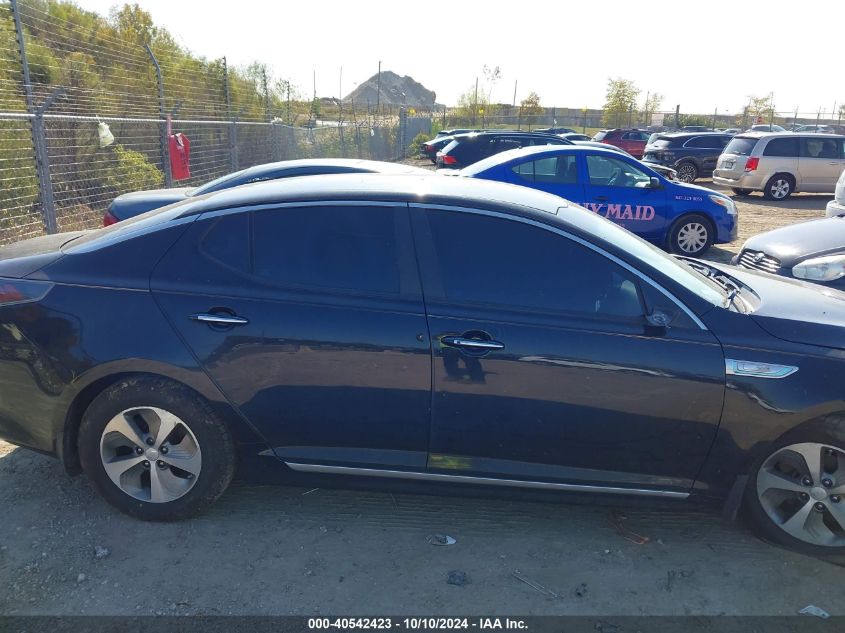 2015 Kia Optima Hybrid VIN: KNAGM4AD9F5079186 Lot: 40542423