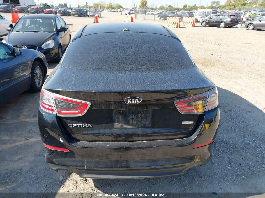 2015 Kia Optima Hybrid VIN: KNAGM4AD9F5079186 Lot: 40542423