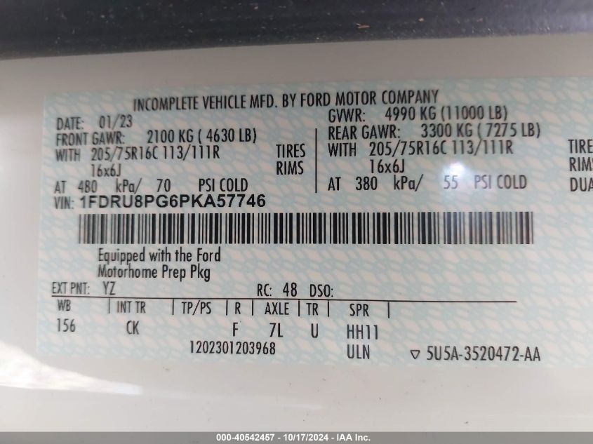 2023 Ford Transit-350 - 1FDRU8PG6PKA57746