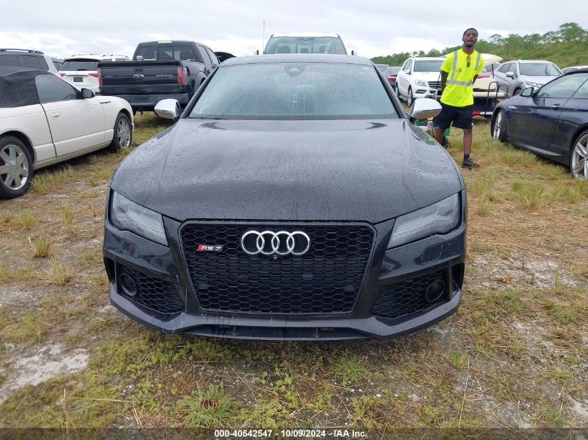 2014 Audi Rs 7 4.0T Prestige VIN: WUAW2BFCXEN901990 Lot: 40542547