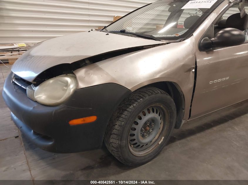 2000 Dodge Neon Highline VIN: 1B3ES46C3YD560853 Lot: 40542551
