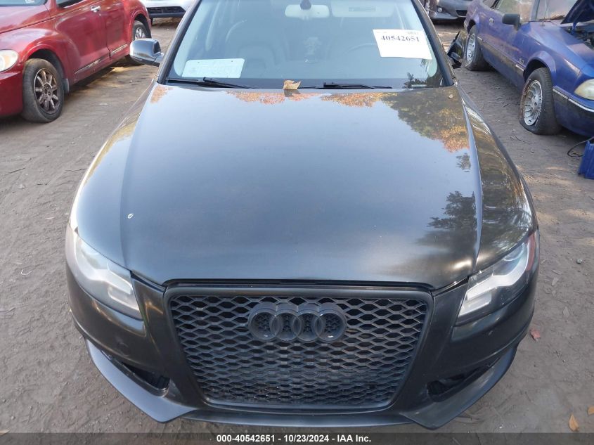 2012 Audi A4 2.0T Premium VIN: WAUFFAFLXCA117810 Lot: 40542651