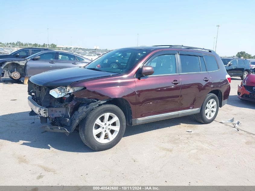 5TDZK3EH7DS118423 2013 Toyota Highlander Base Plus V6