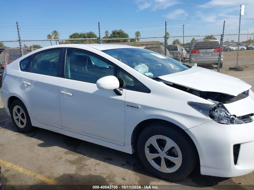 2014 Toyota Prius Two VIN: JTDKN3DU9E1834410 Lot: 40542705