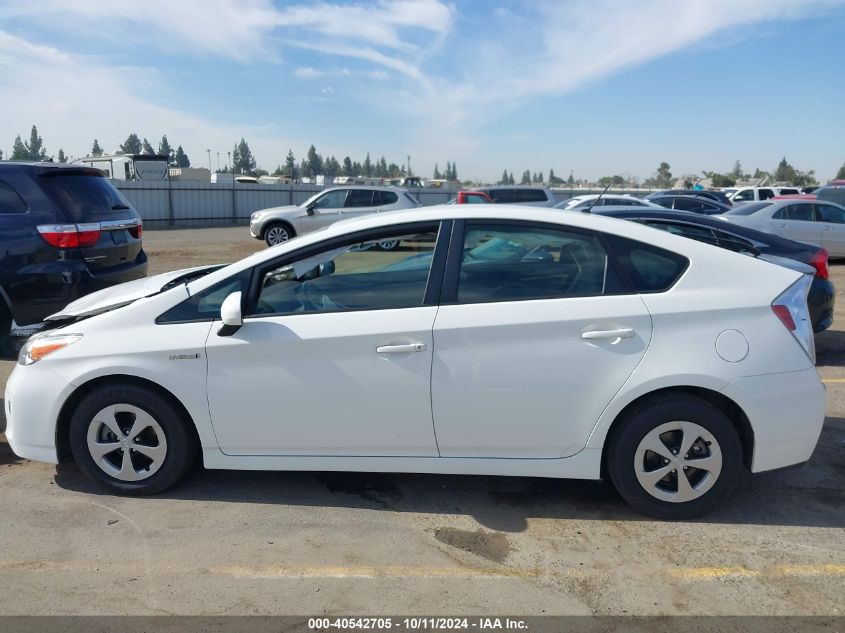 2014 Toyota Prius Two VIN: JTDKN3DU9E1834410 Lot: 40542705