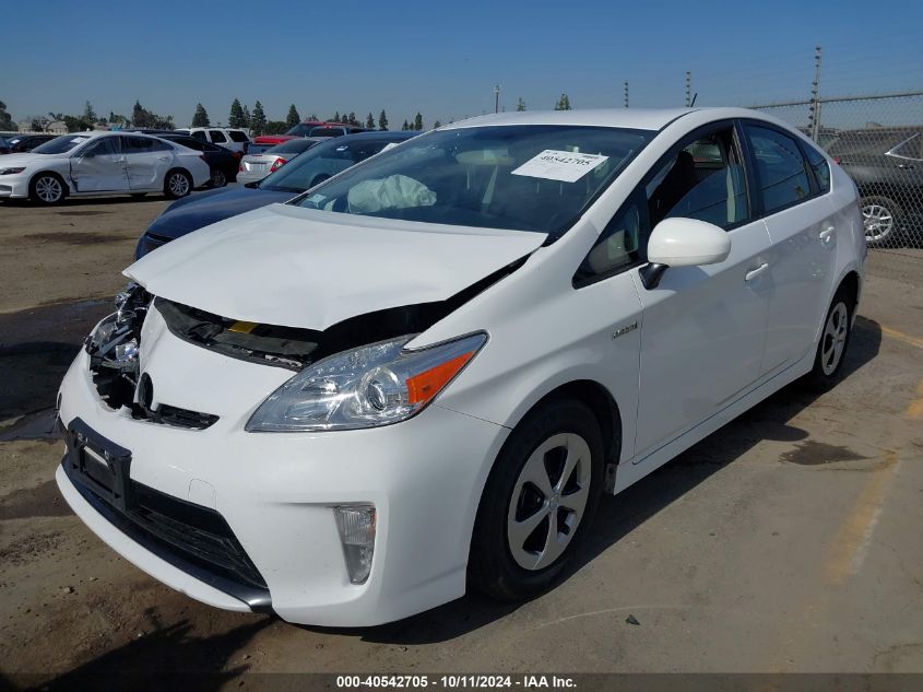 JTDKN3DU9E1834410 2014 Toyota Prius Two