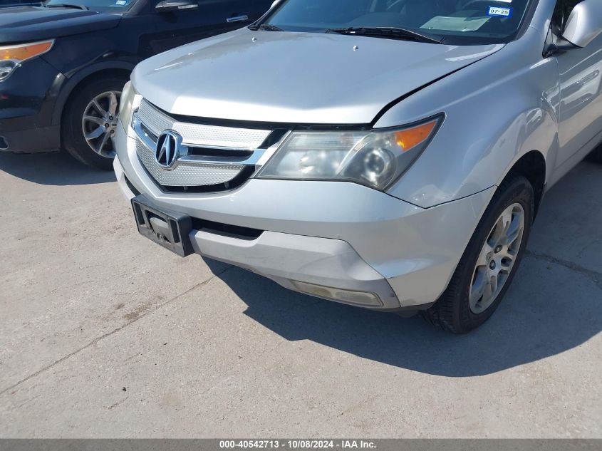 2008 Acura Mdx Technology Package VIN: 2HNYD283X8H507717 Lot: 40542713