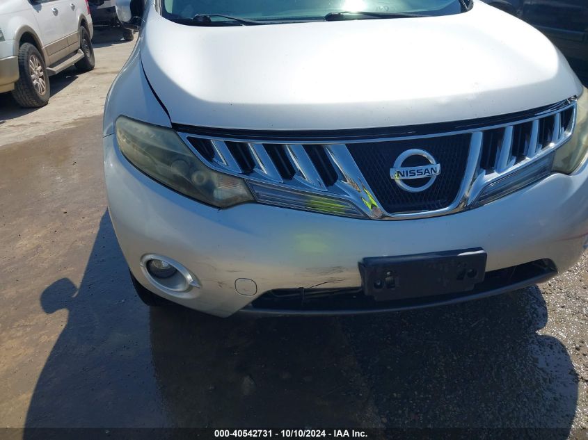 2009 Nissan Murano Le VIN: JN8AZ18W79W131837 Lot: 40542731