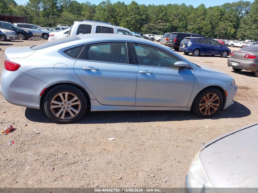 2015 Chrysler 200 Limited VIN: 1C3CCCAB4FN617424 Lot: 40542755