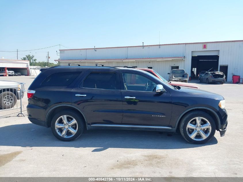 2011 Dodge Durango Citadel VIN: 1D4RD5GG4BC651518 Lot: 40542756