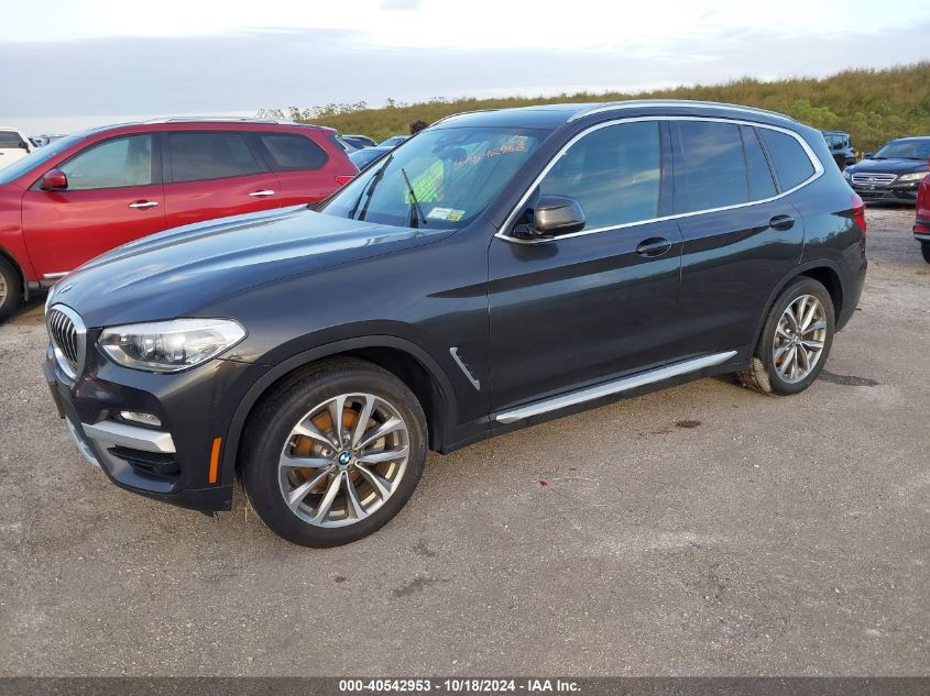 VIN 5UXTR9C55KLR05283 2019 BMW X3, Xdrive30I no.2