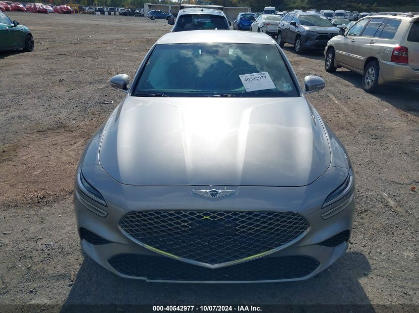 2022 Genesis G70 2.0T Rwd VIN: KMTG34TA6NU094033 Lot: 40542977