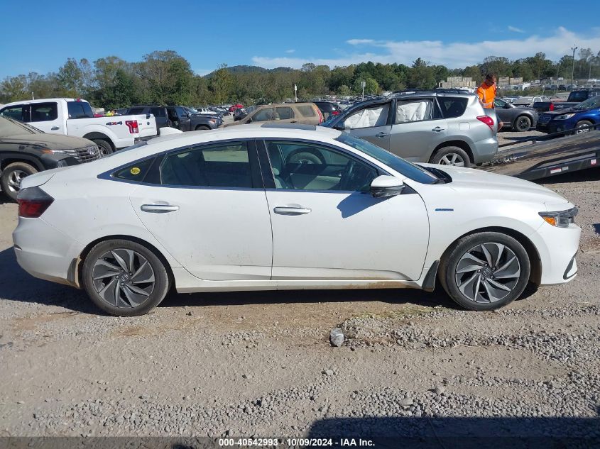 2019 Honda Insight Touring VIN: 19XZE4F9XKE034642 Lot: 40542993