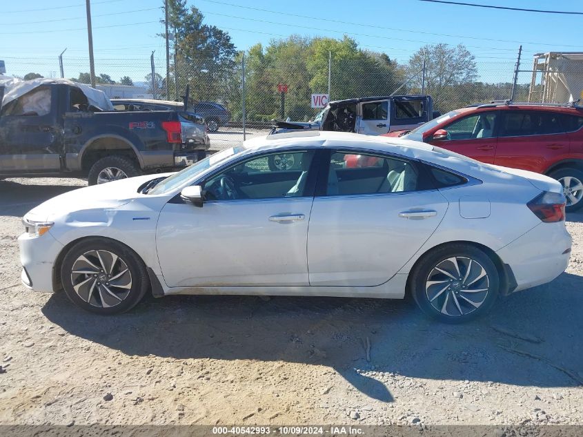 2019 Honda Insight Touring VIN: 19XZE4F9XKE034642 Lot: 40542993