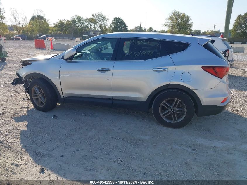 2018 Hyundai Santa Fe Sport 2.4L VIN: 5XYZTDLB5JG551796 Lot: 40542999