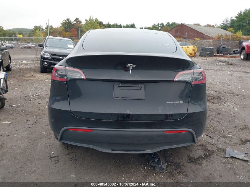 2023 Tesla Model Y Awd/Long Range Dual Motor All-Wheel Drive VIN: 7SAYGDEE0PA201970 Lot: 40543002