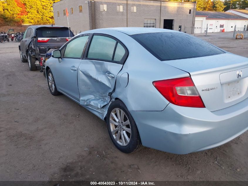 2012 Honda Civic Exl VIN: 19XFB2F96CE331926 Lot: 40543023