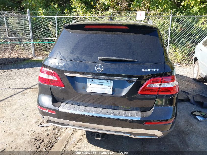 2013 Mercedes-Benz Ml 350 Bluetec 350 Bluetec VIN: 4JGDA2EB4DA227546 Lot: 40543081