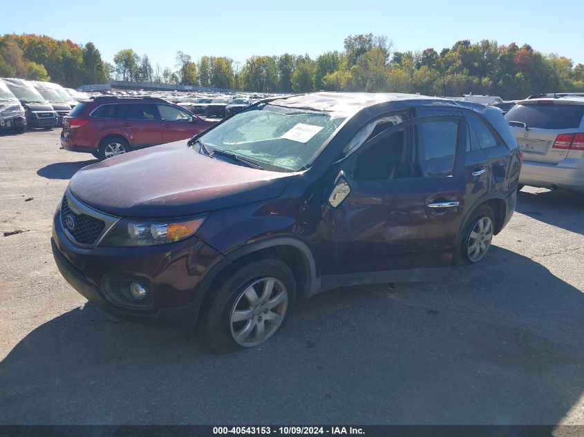 5XYKT3A10DG390462 2013 Kia Sorento Lx