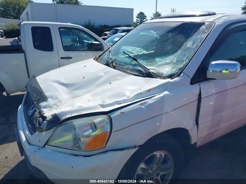 2005 Honda Pilot Exl VIN: 2HKYF18595H530825 Lot: 40543182