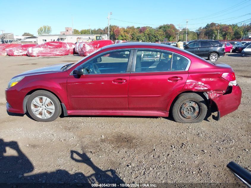 2014 Subaru Legacy 2.5I VIN: 4S3BMBA66E3003924 Lot: 40543198