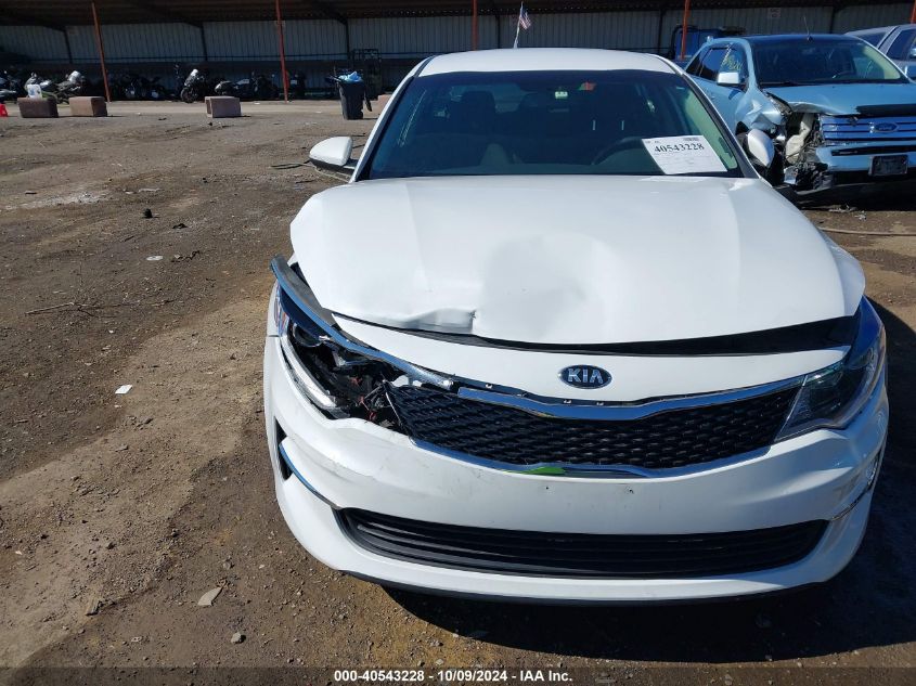 2018 Kia Optima Lx VIN: 5XXGT4L38JG256339 Lot: 40543228