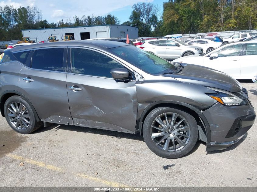 2021 Nissan Murano Sv Intelligent Awd VIN: 5N1AZ2BS5MC115682 Lot: 40543233