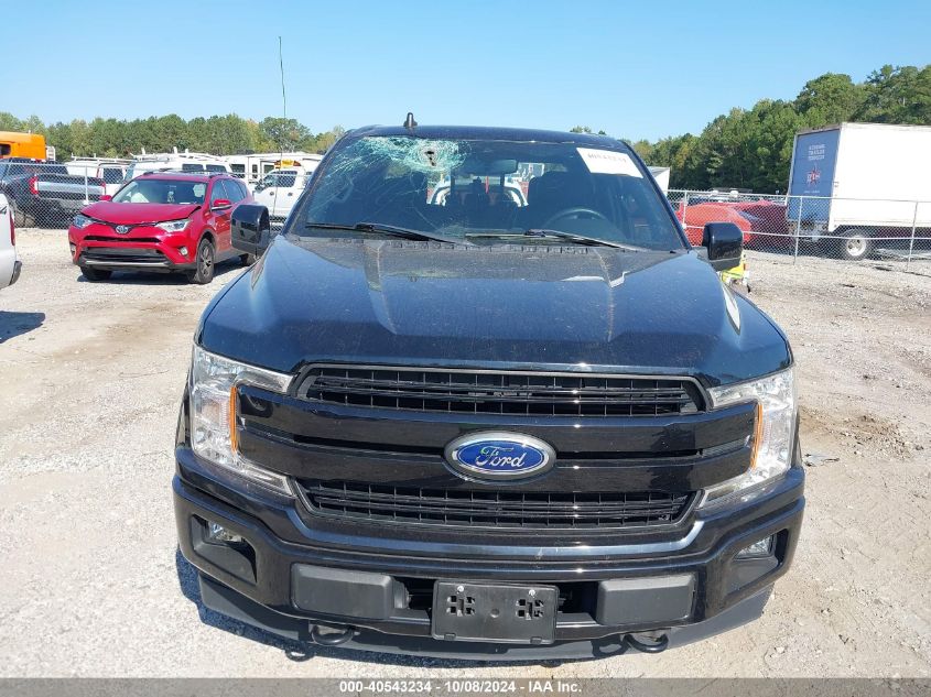 2019 Ford F-150 Lariat VIN: 1FTEW1E45KFD40802 Lot: 40543234