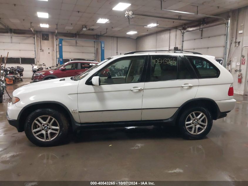 2005 BMW X5 3.0I VIN: 5UXFA13525LY17396 Lot: 40543265