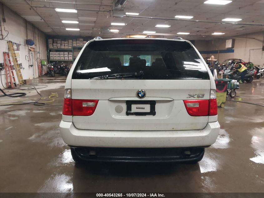 2005 BMW X5 3.0I VIN: 5UXFA13525LY17396 Lot: 40543265