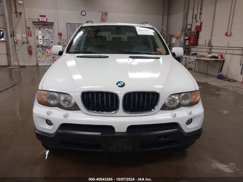 2005 BMW X5 3.0I VIN: 5UXFA13525LY17396 Lot: 40543265