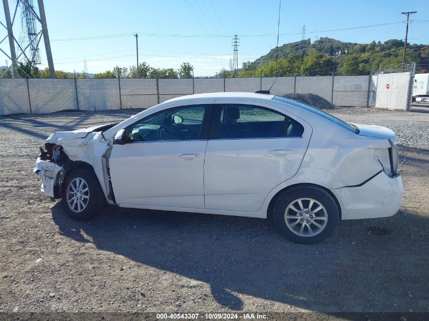 2020 Chevrolet Sonic Lt VIN: 1G1JD5SB6L4135722 Lot: 40543307