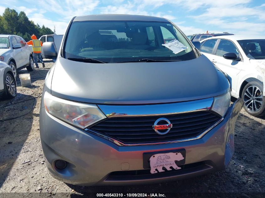 2012 Nissan Quest S VIN: JN8AE2KP4C9030246 Lot: 40543310