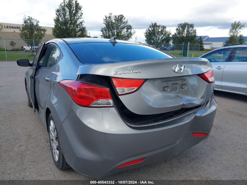 2012 Hyundai Elantra Gls (Ulsan Plant) VIN: KMHDH4AE7CU267074 Lot: 40543332