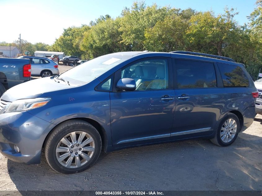 2016 Toyota Sienna Limited Premium 7 Passenger VIN: 5TDDK3DC0GS134922 Lot: 40543355