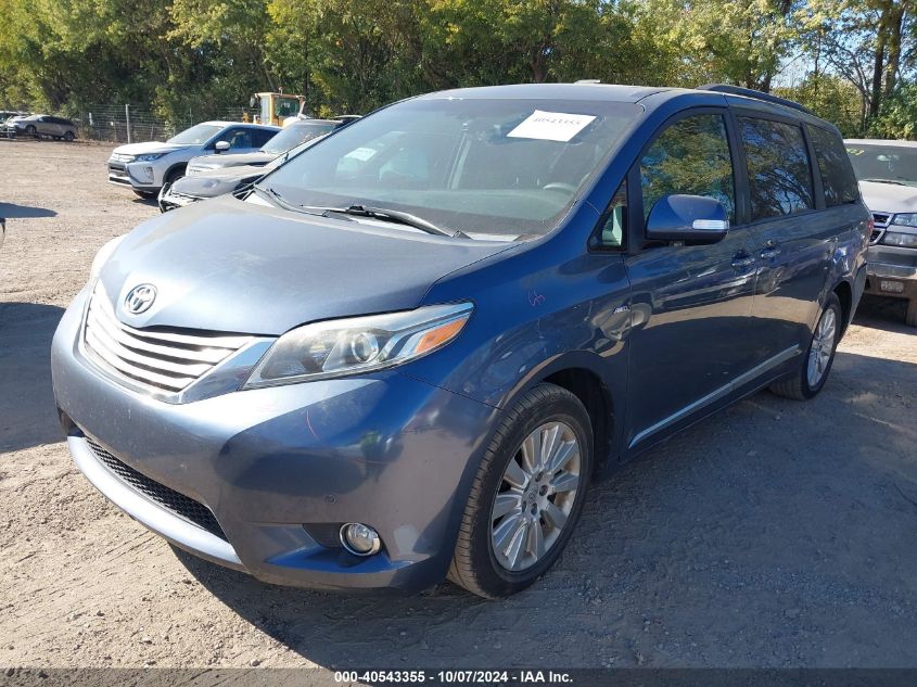 5TDDK3DC0GS134922 2016 TOYOTA SIENNA - Image 2