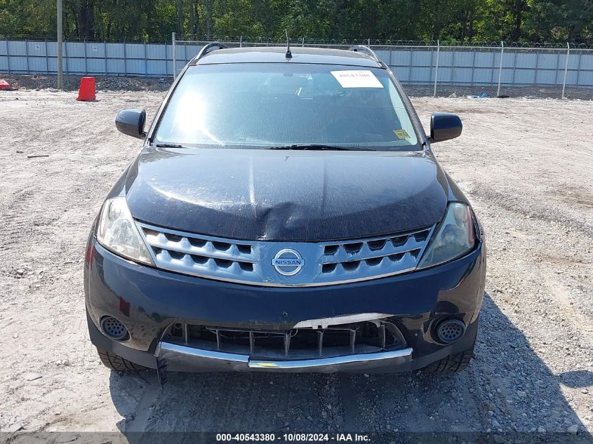 JN8AZ08W87W607844 2007 Nissan Murano S