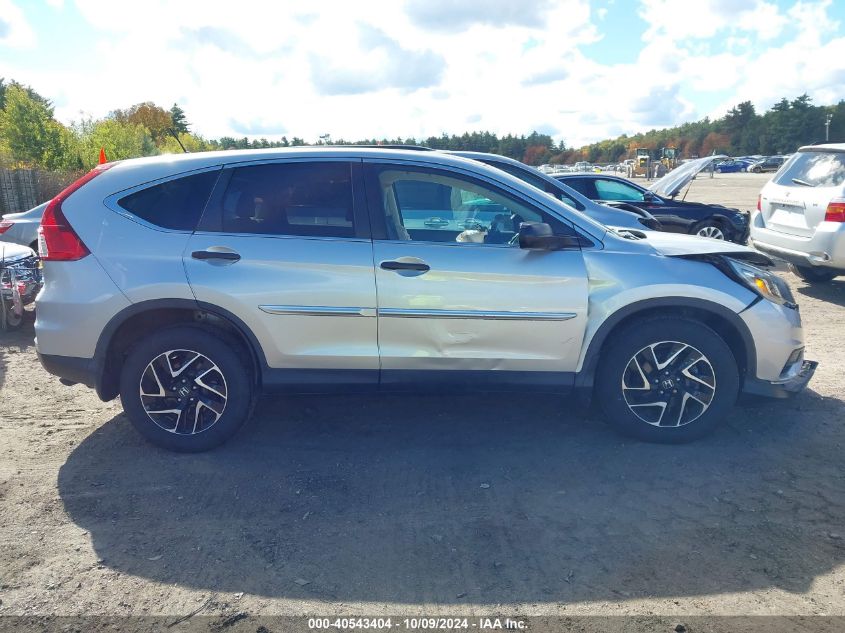 5J6RM4H4XGL037991 2016 Honda Cr-V Se