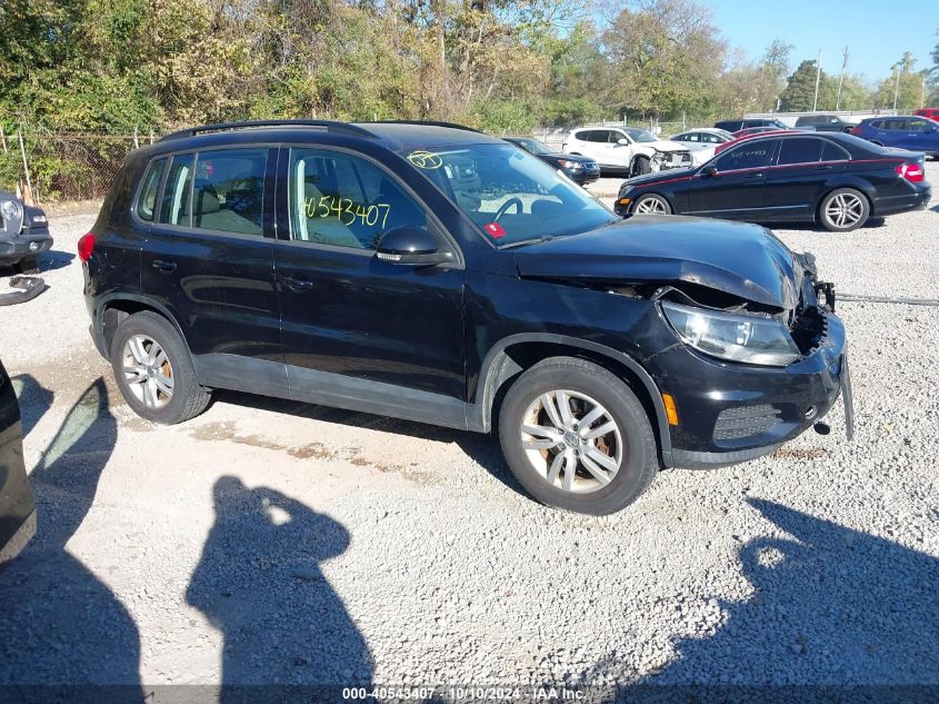 2015 Volkswagen Tiguan S VIN: WVGBV7AX3FW523108 Lot: 40543407