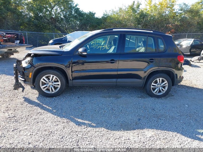 2015 Volkswagen Tiguan S VIN: WVGBV7AX3FW523108 Lot: 40543407