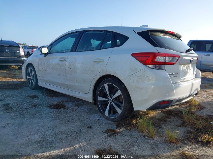 2017 Subaru Impreza 2.0I Sport VIN: 4S3GTAM62H3722171 Lot: 40543469