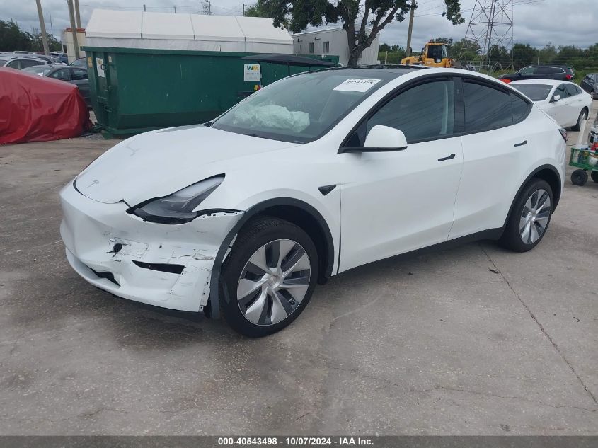 7SAYGDEE8PA179376 2023 TESLA MODEL Y - Image 2