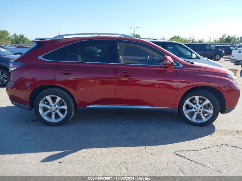 2010 Lexus Rx 350 VIN: 2T2ZK1BAXAC016674 Lot: 40543607