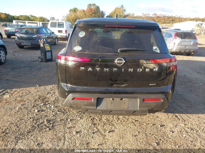 2022 Nissan Pathfinder S 4Wd VIN: 5N1DR3AC1NC225708 Lot: 40543663